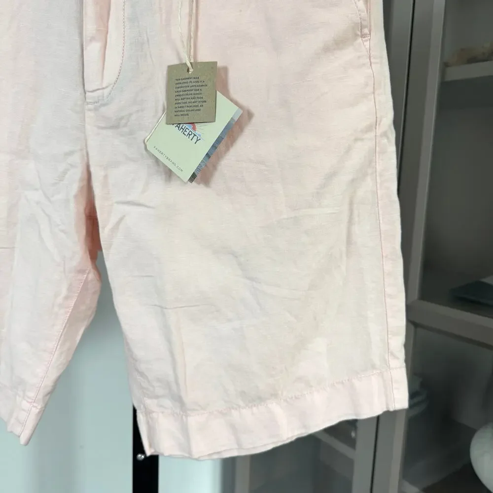 Faherty Malibu Linen Cotton Pink Chino 9